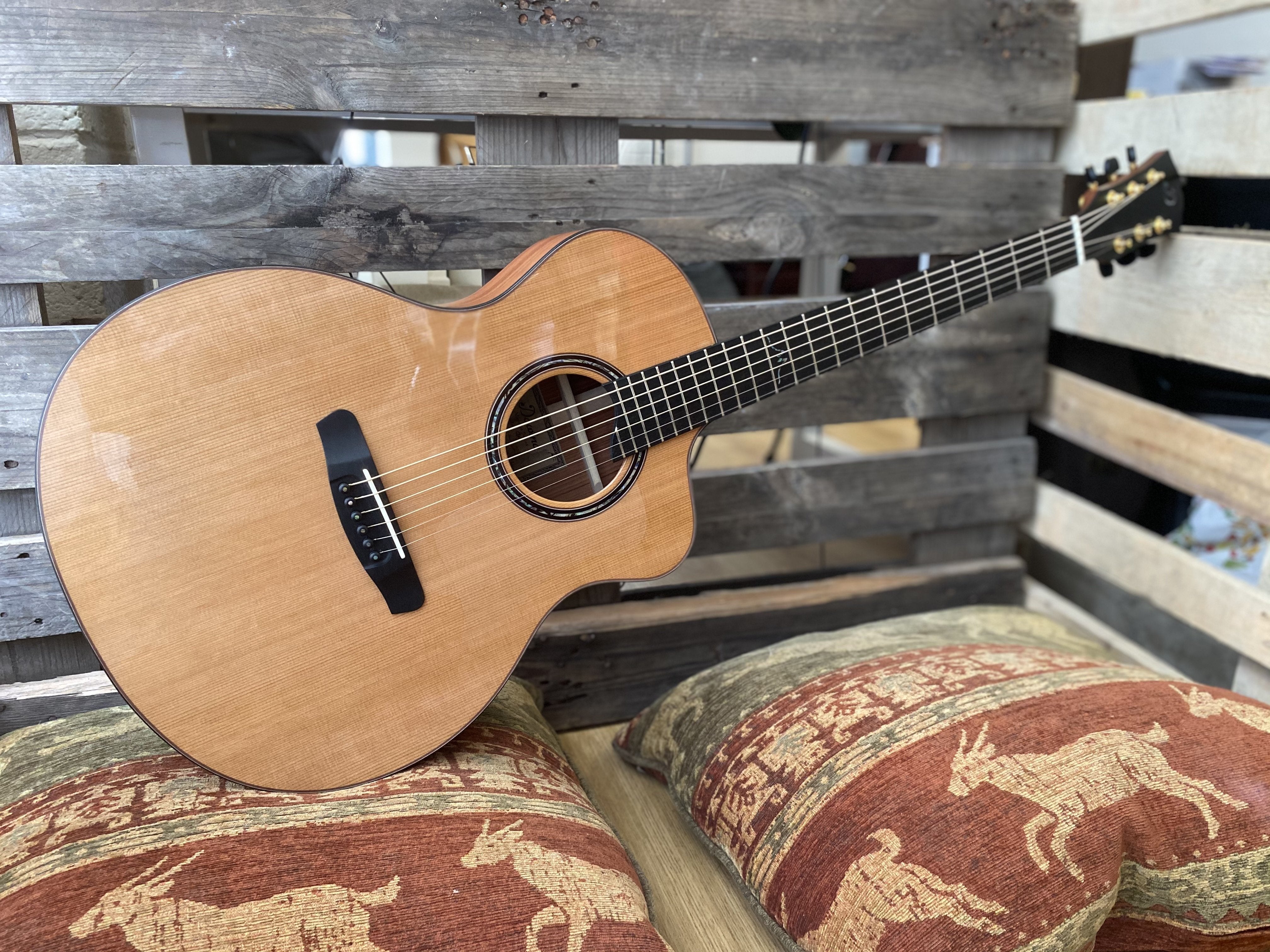 Dowina Merlot GAC / Macacauba Acoustic Guitar, Acoustic Guitar for sale at Richards Guitars.