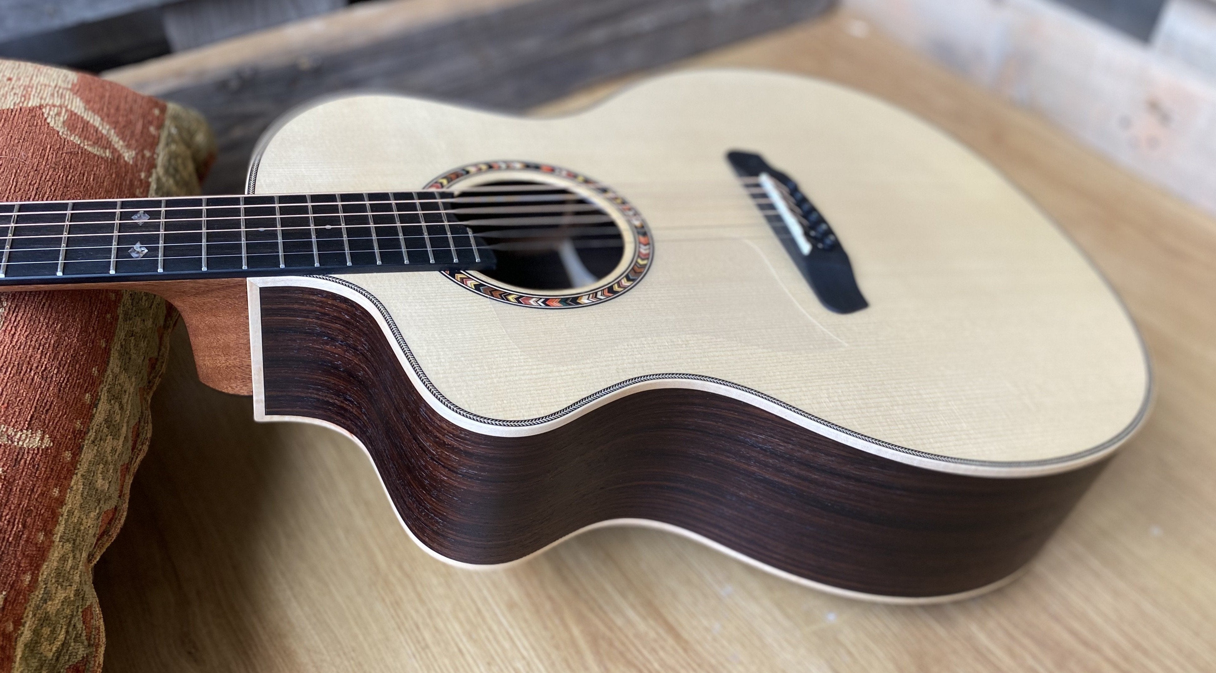 Dowina Rosewood (Ceres) Dolomite Spruce Cutawatay Left Handed, Acoustic Guitar for sale at Richards Guitars.
