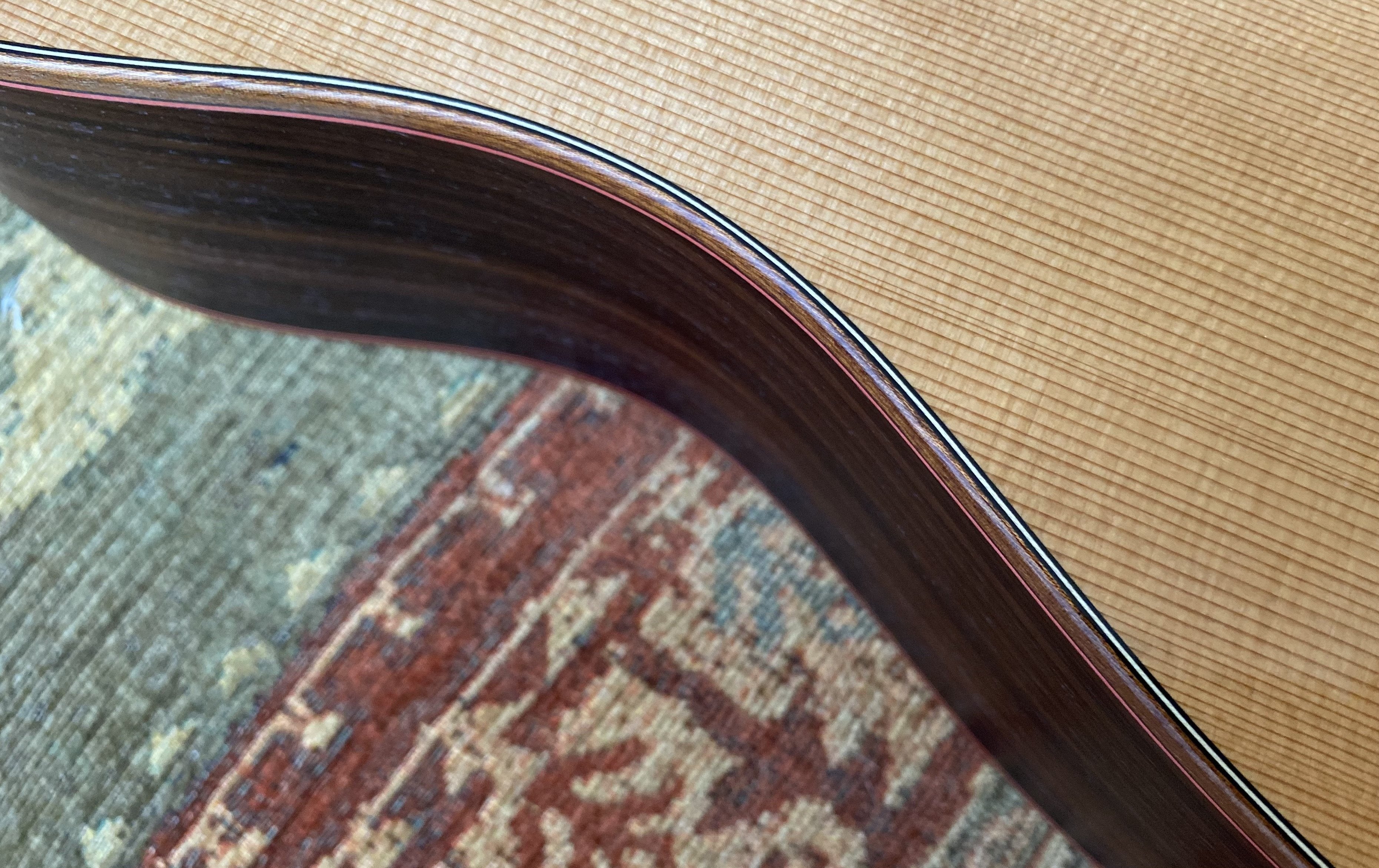 Dowina Rosewood / Maple / Rosewood Trio Plate (Amber Road) BVH Nylon Hybrid, Acoustic Guitar for sale at Richards Guitars.
