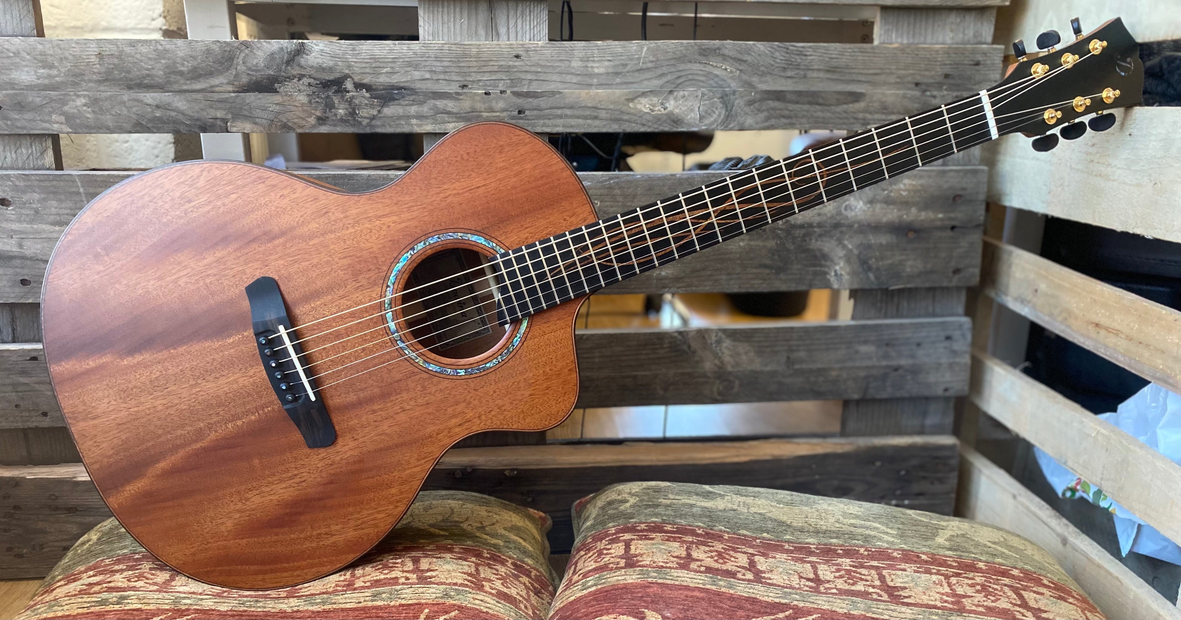 Dowina Tribute To Honduran Mahogany GAC (15+ years old) Deluxe Custom, Acoustic Guitar for sale at Richards Guitars.