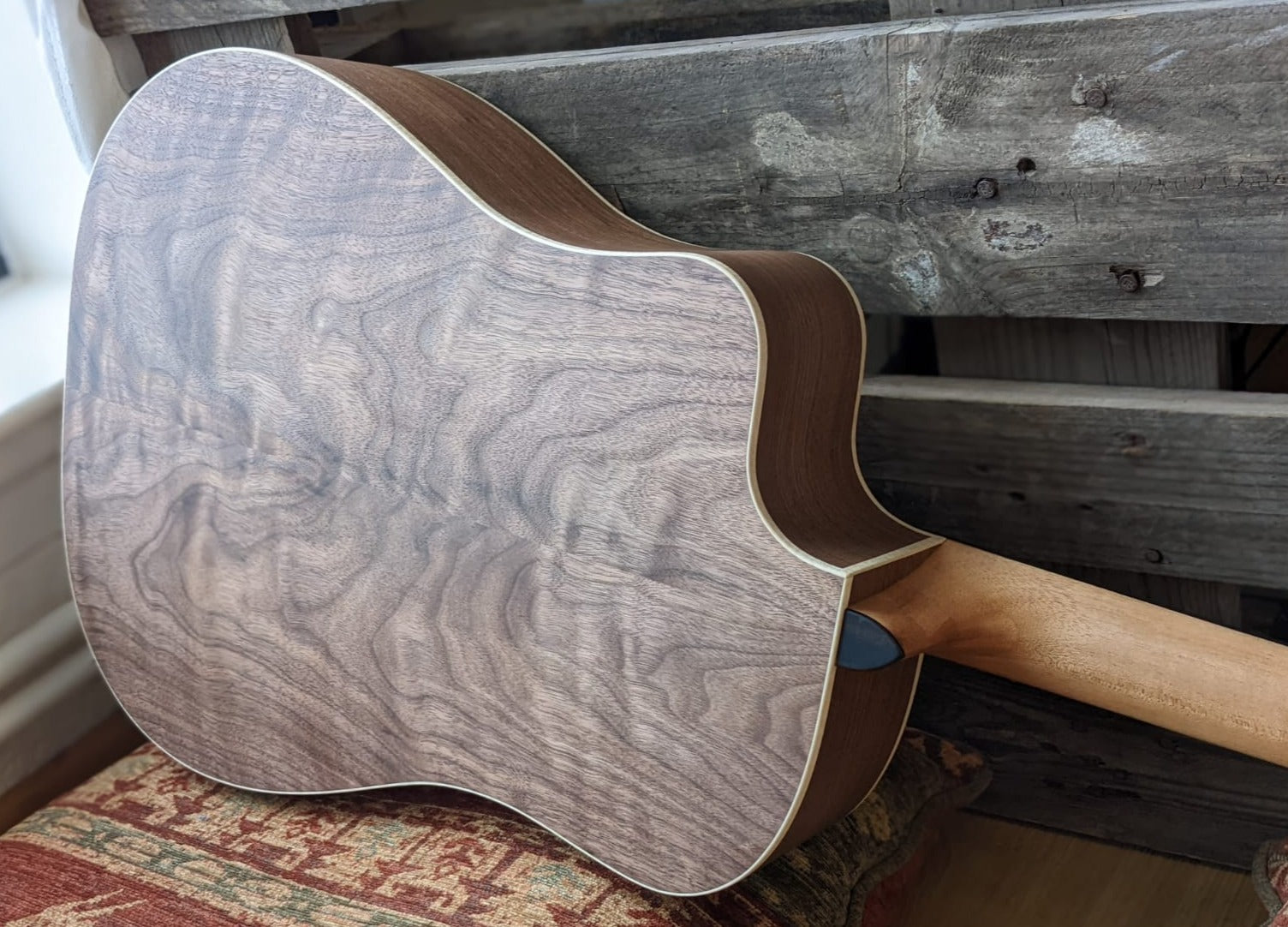 Dowina Walnut (SOL) Dreadnought Cutaway, Acoustic Guitar for sale at Richards Guitars.