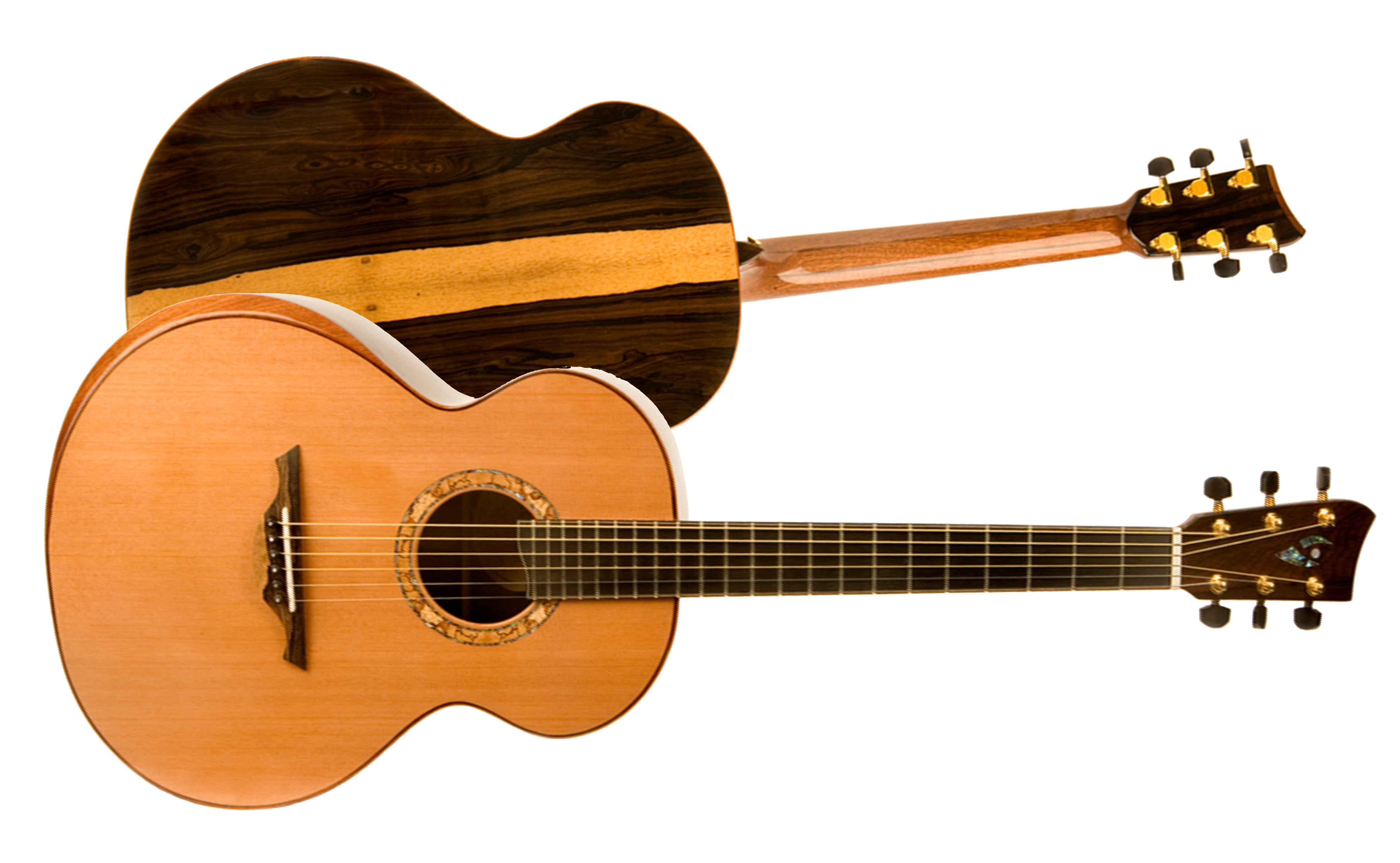 Lakestone SL Ziricote Fan Fret Custom, Acoustic Guitar for sale at Richards Guitars.