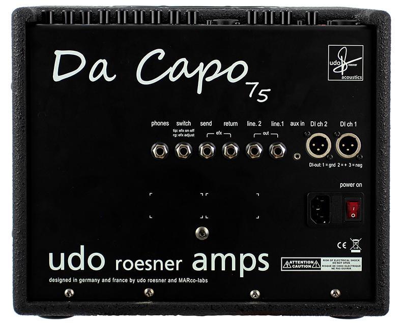 Udo Roesner DaCapo75. The Ultimate Acoustic Guitar Amp, Amplification for sale at Richards Guitars.