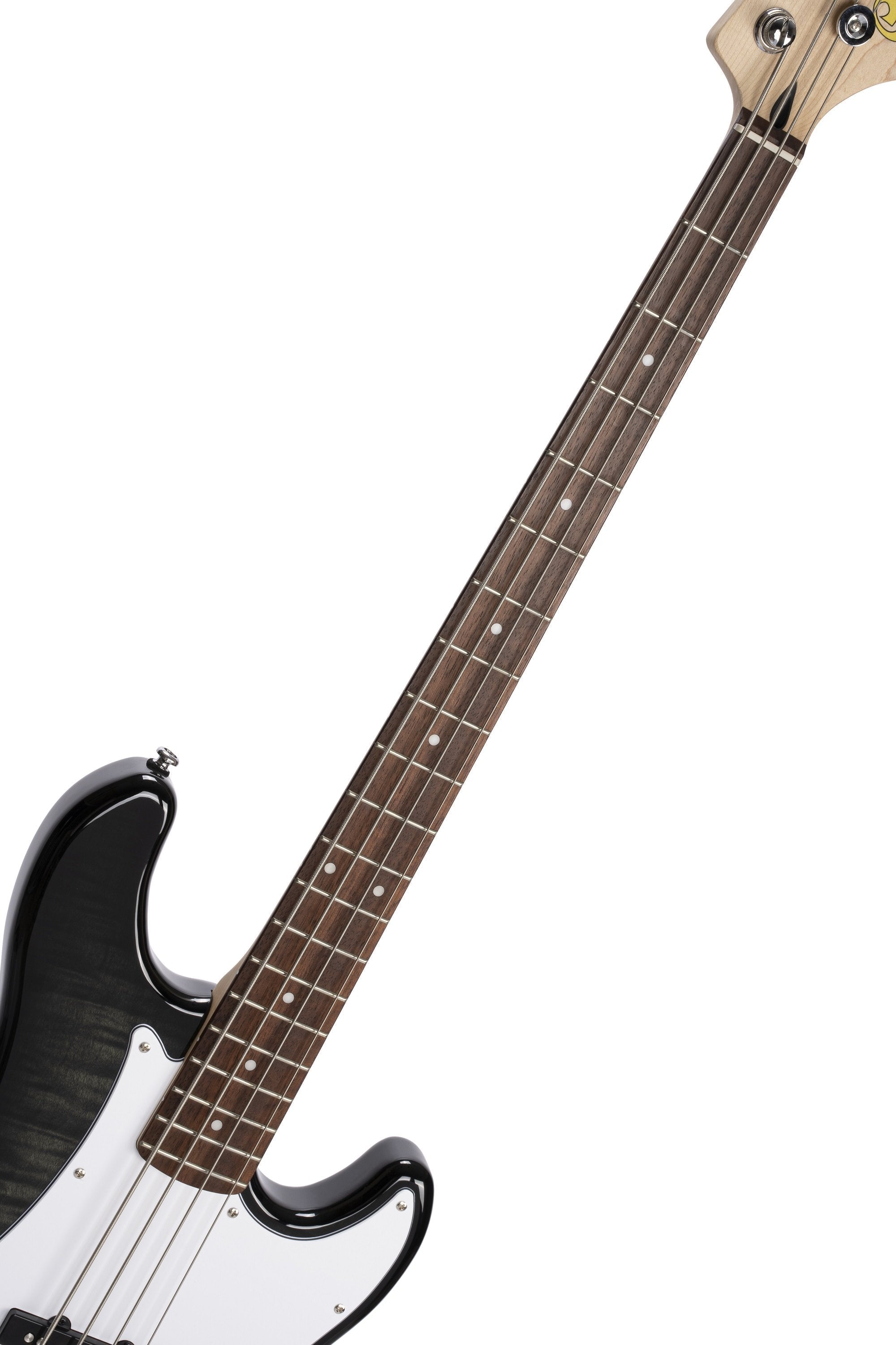 Cort GB24JJ Trans Black, Bass Guitar for sale at Richards Guitars.