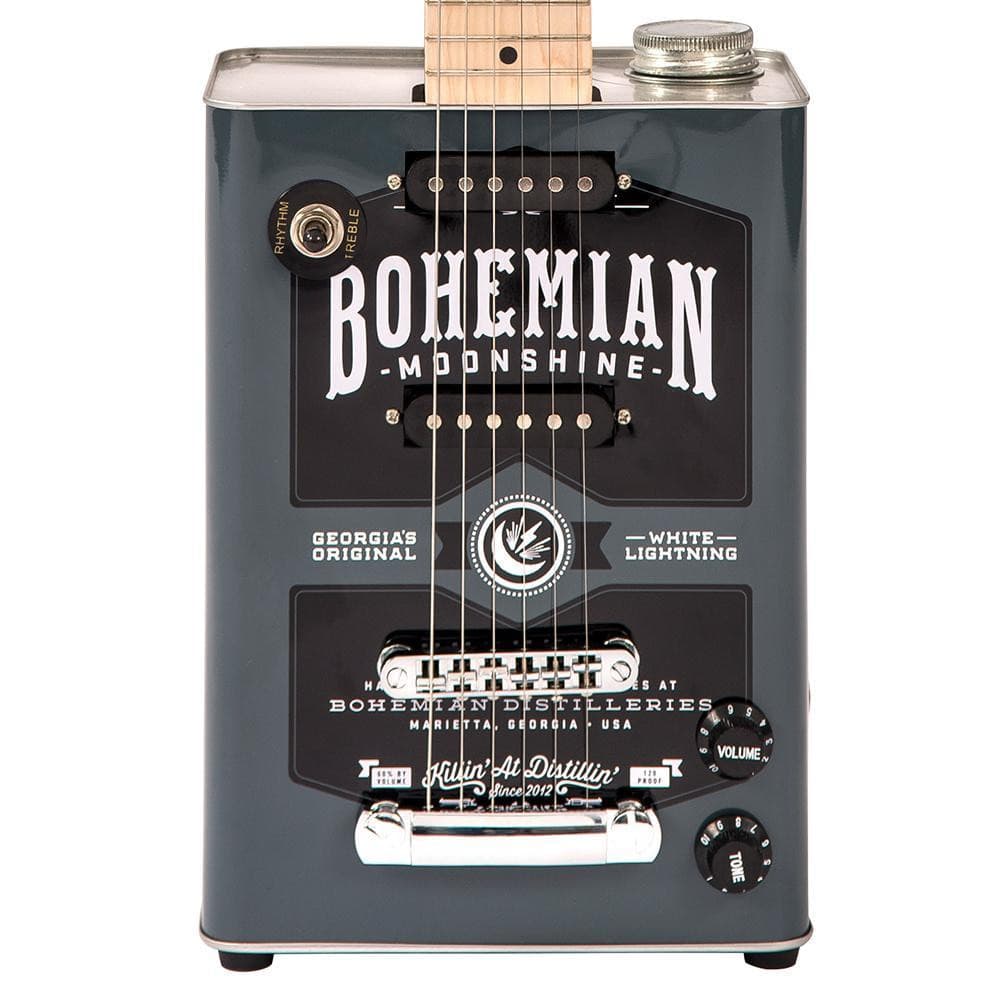 Bohemian Oil Can Guitar ~ 2 Single Coils ~ Moonshine, Electric Guitar for sale at Richards Guitars.