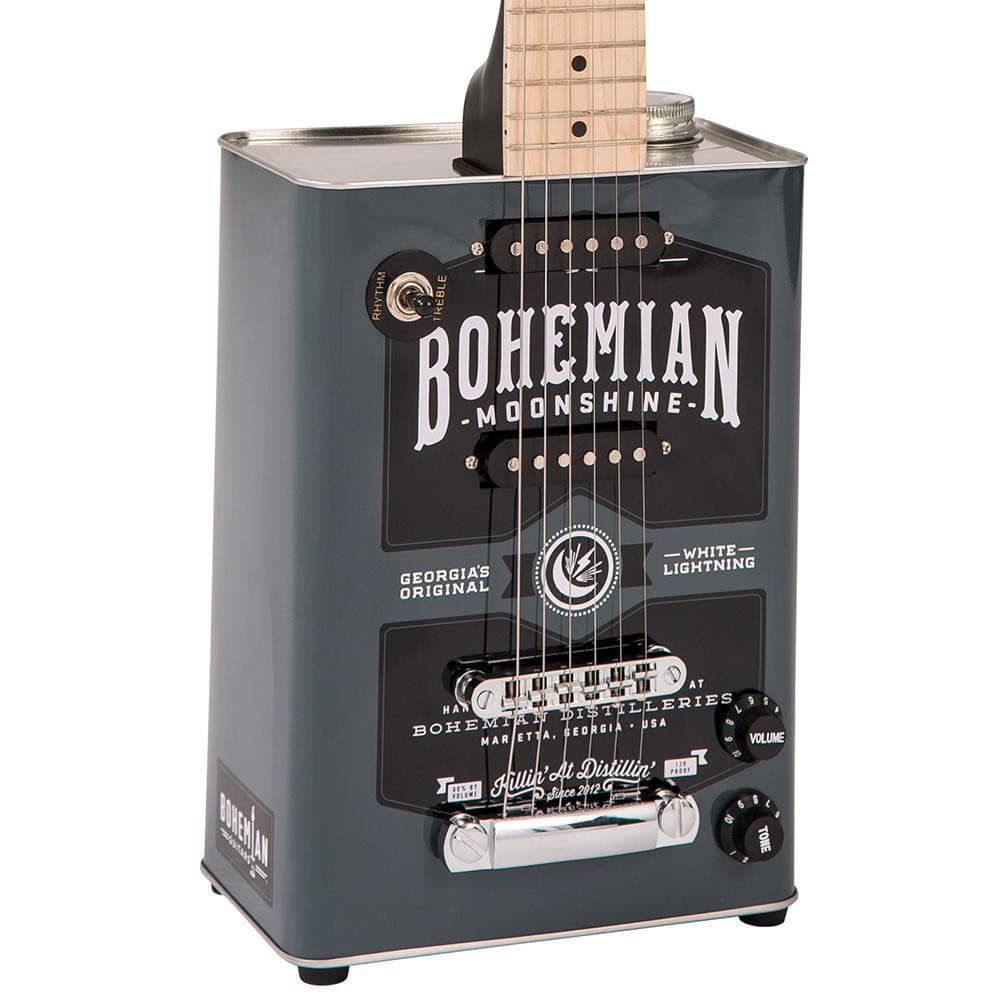 Bohemian Oil Can Guitar ~ 2 Single Coils ~ Moonshine, Electric Guitar for sale at Richards Guitars.
