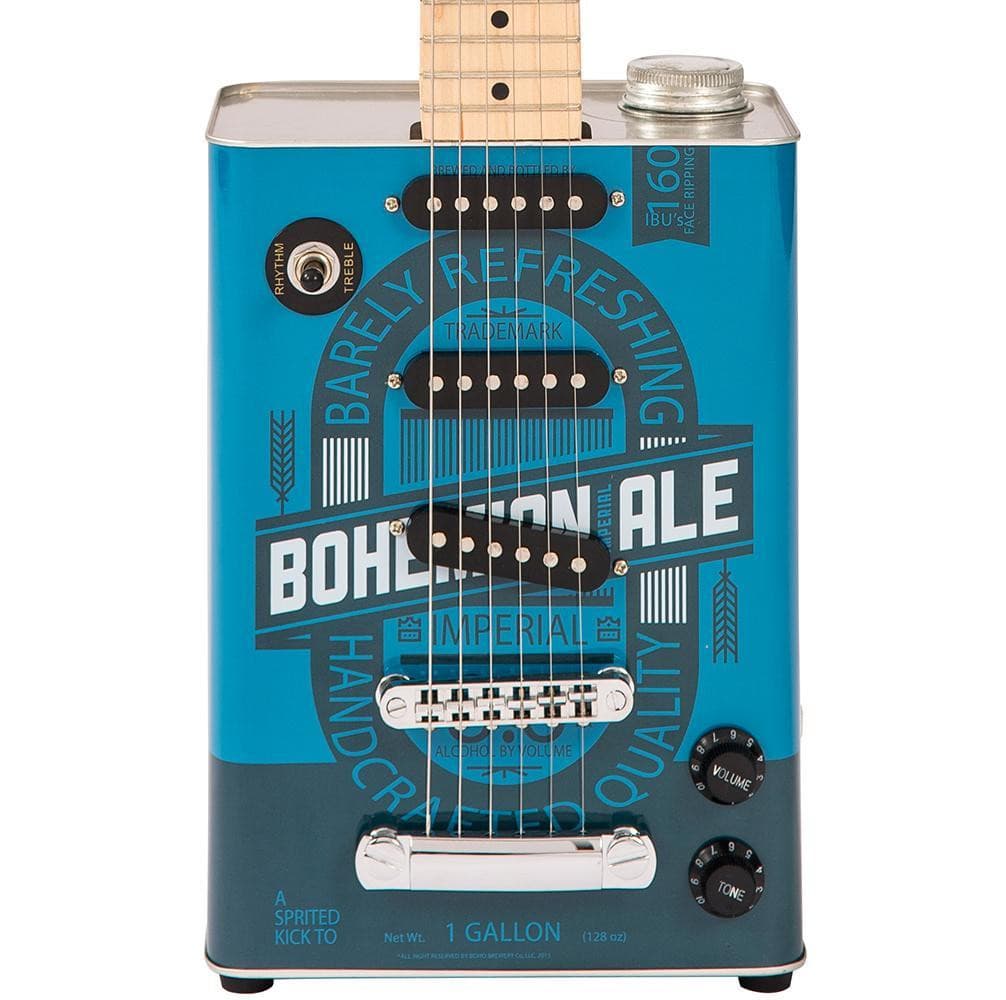 Bohemian Oil Can Guitar 3 Single Coils Bohemian Ale