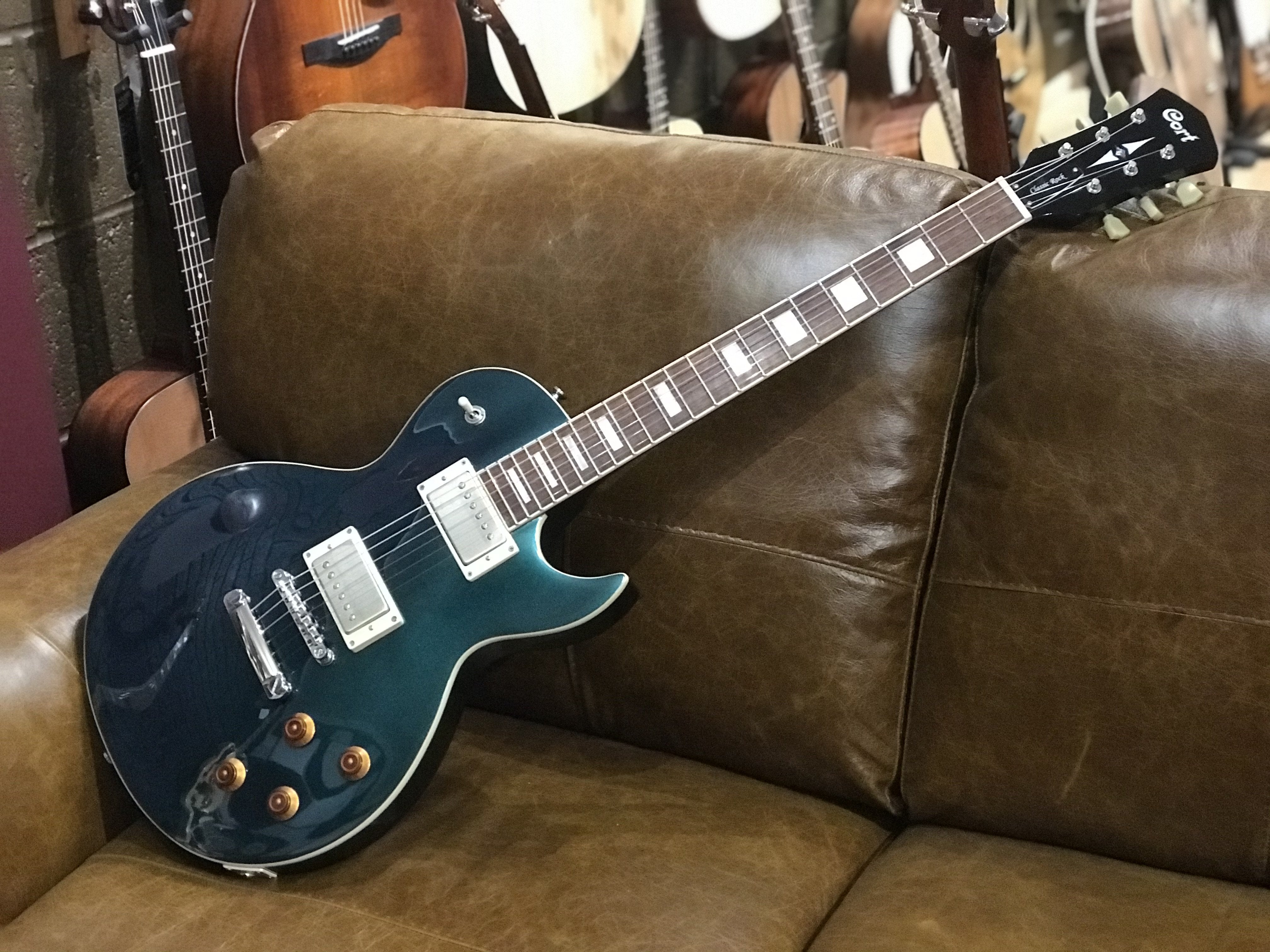 Cort CR200 Flip Blue, Electric Guitar for sale at Richards Guitars.
