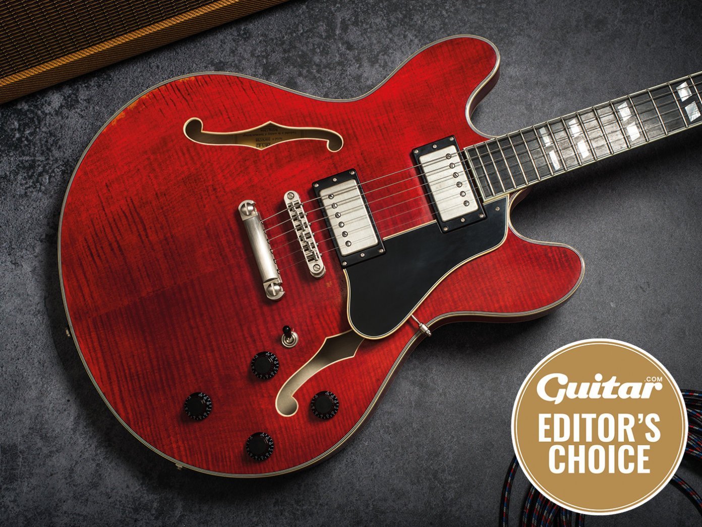 Eastman T59V-RD Antique Red, Electric Guitar for sale at Richards Guitars.