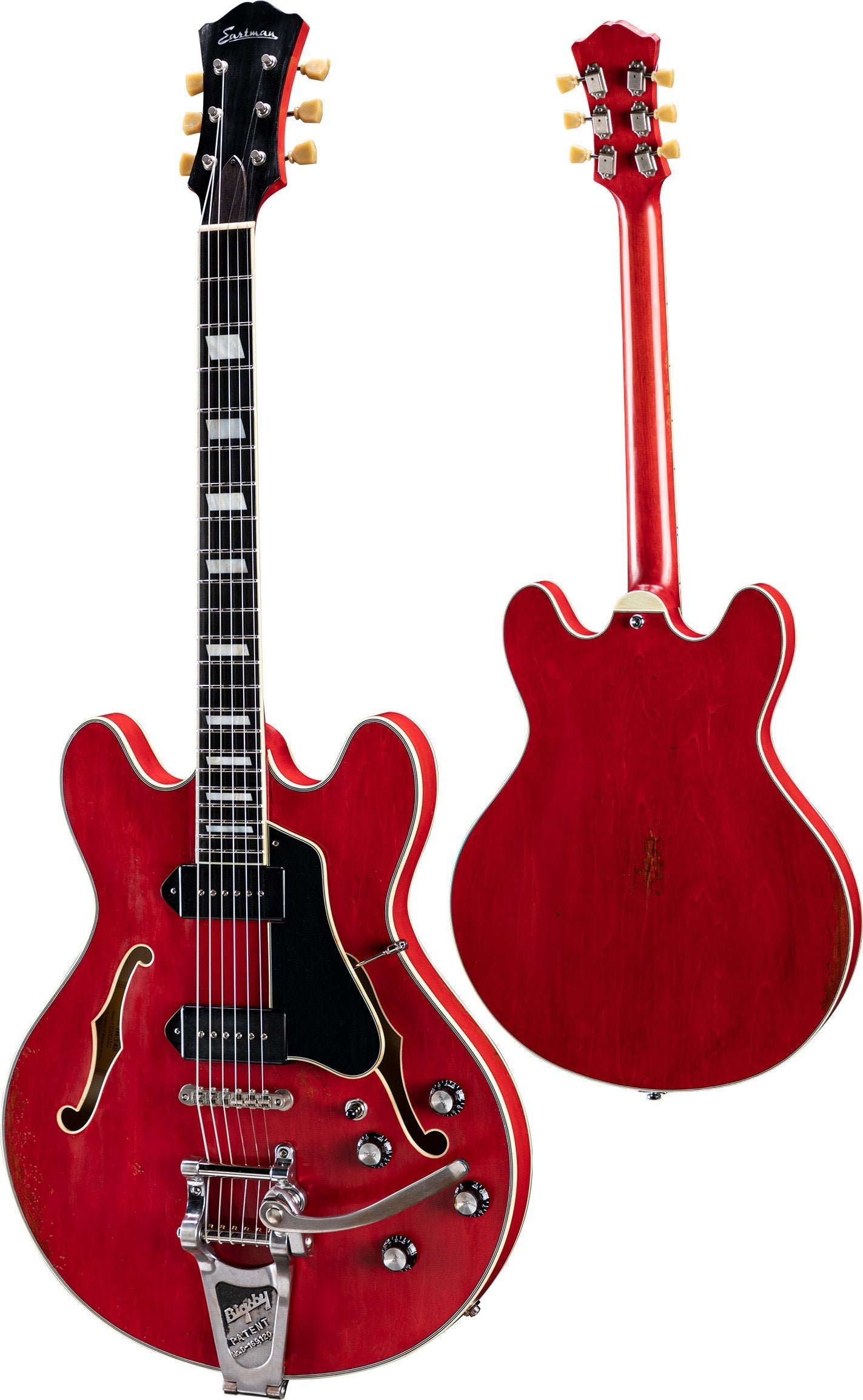 Eastman T64/v Red, Electric Guitar for sale at Richards Guitars.