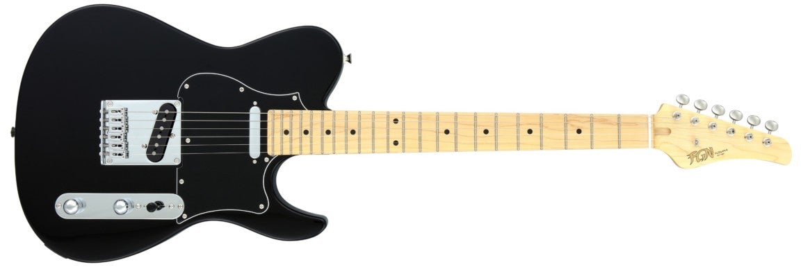 FGN Boundary Iliad BIL2M Black With Gig Bag, Electric Guitar for sale at Richards Guitars.