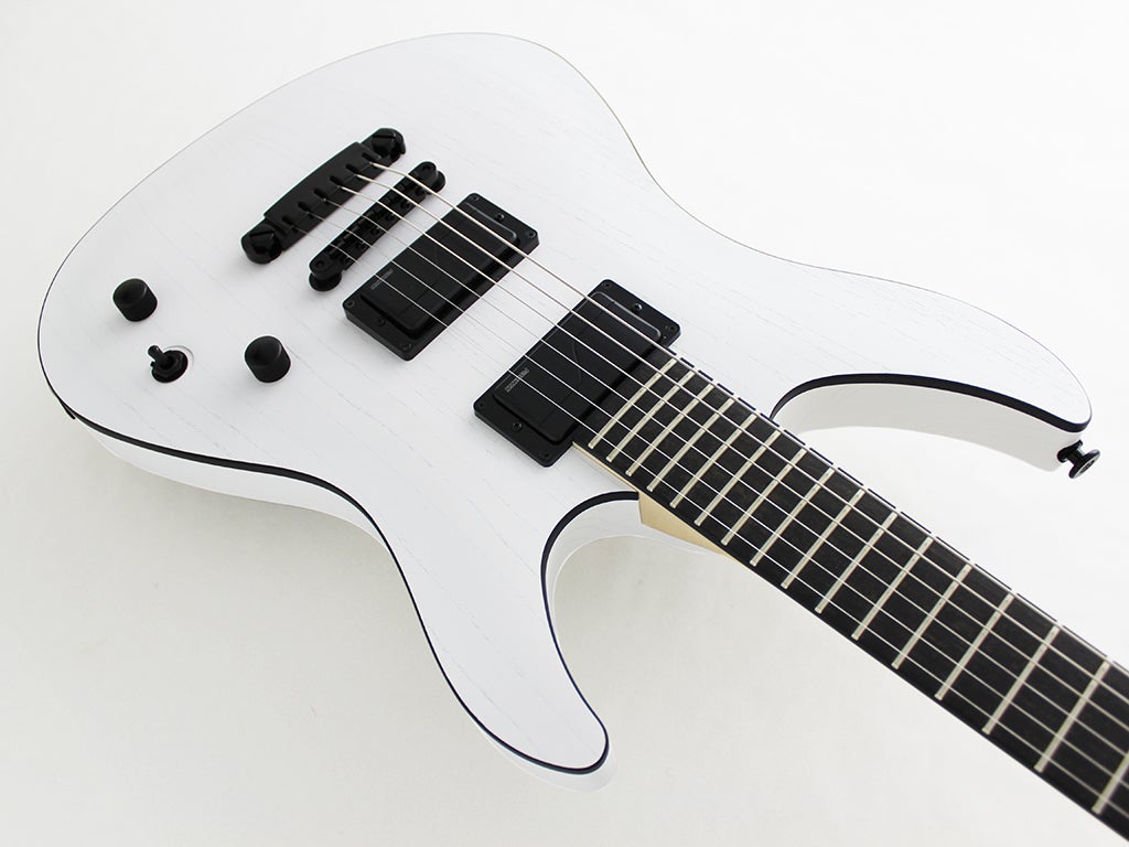 FGN J Standard Mythic JMY2ASHE Open Pore White With Gig Bag, Electric Guitar for sale at Richards Guitars.