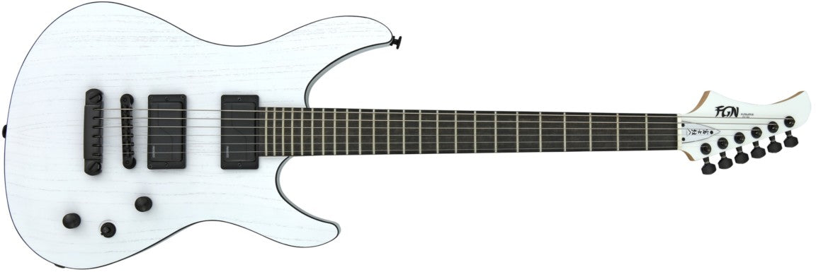 FGN J Standard Mythic JMY2ASHE Open Pore White With Gig Bag, Electric Guitar for sale at Richards Guitars.
