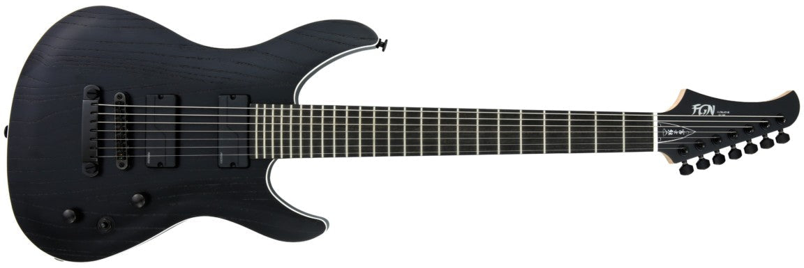 FGN J Standard Mythic JMY72ASHE Open Pore Black With Gig Bag, Electric Guitar for sale at Richards Guitars.
