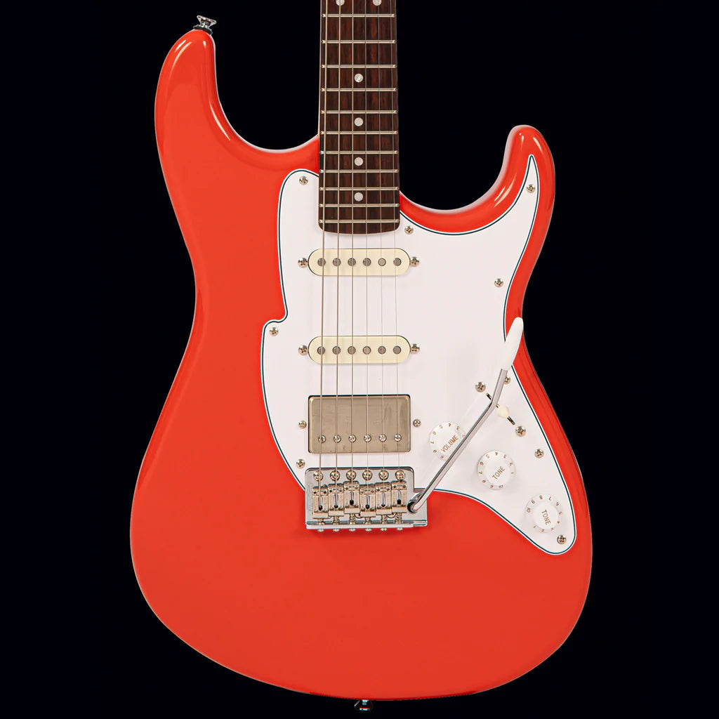 FRET KING CORONA CLASSIC GUITAR - FIRENZA RED  (Includes Our £85 Pro Setup Free), Electric Guitar for sale at Richards Guitars.