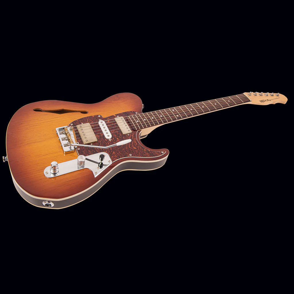 FRET KING COUNTRY SQUIRE SEMITONE DELUXE - HONEYBURST  (Includes Our £85 Pro Setup Free), Electric Guitar for sale at Richards Guitars.