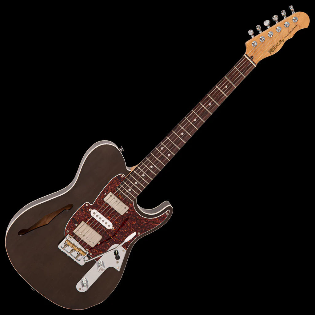 FRET KING COUNTRY SQUIRE SEMITONE DELUXE - THRU BLACK  (Includes Our £85 Pro Setup Free), Electric Guitar for sale at Richards Guitars.