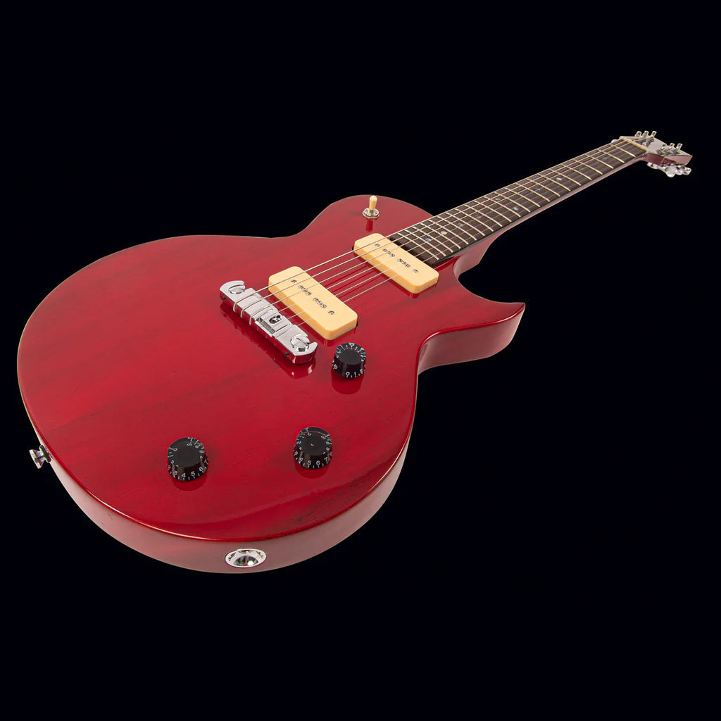 FRET KING ECLAT STANDARD GUITAR - CHERRY RED  (Includes Our £85 Pro Setup Free), Electric Guitar for sale at Richards Guitars.