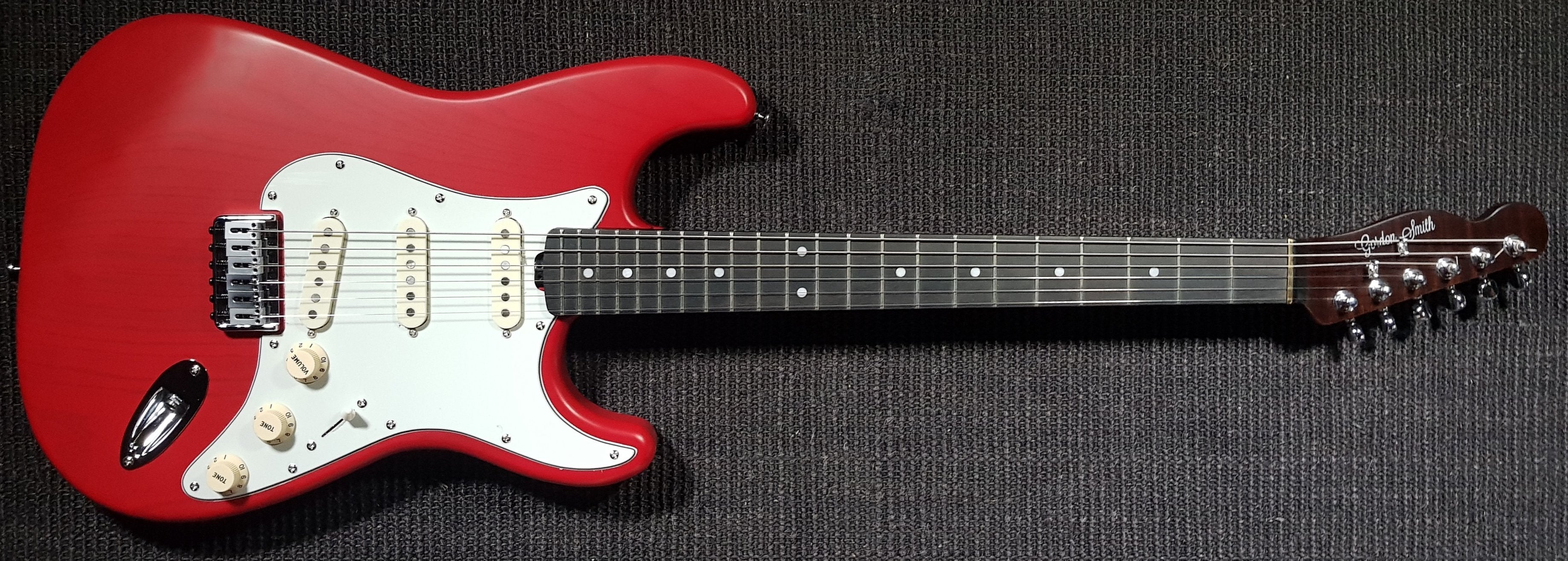 Gordon Smith - Chris Buck Classic S - Trans Red, Electric Guitar for sale at Richards Guitars.
