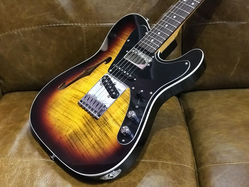 Gordon Smith Classic T Semi Hollow Custom Deluxe, Electric Guitar for sale at Richards Guitars.