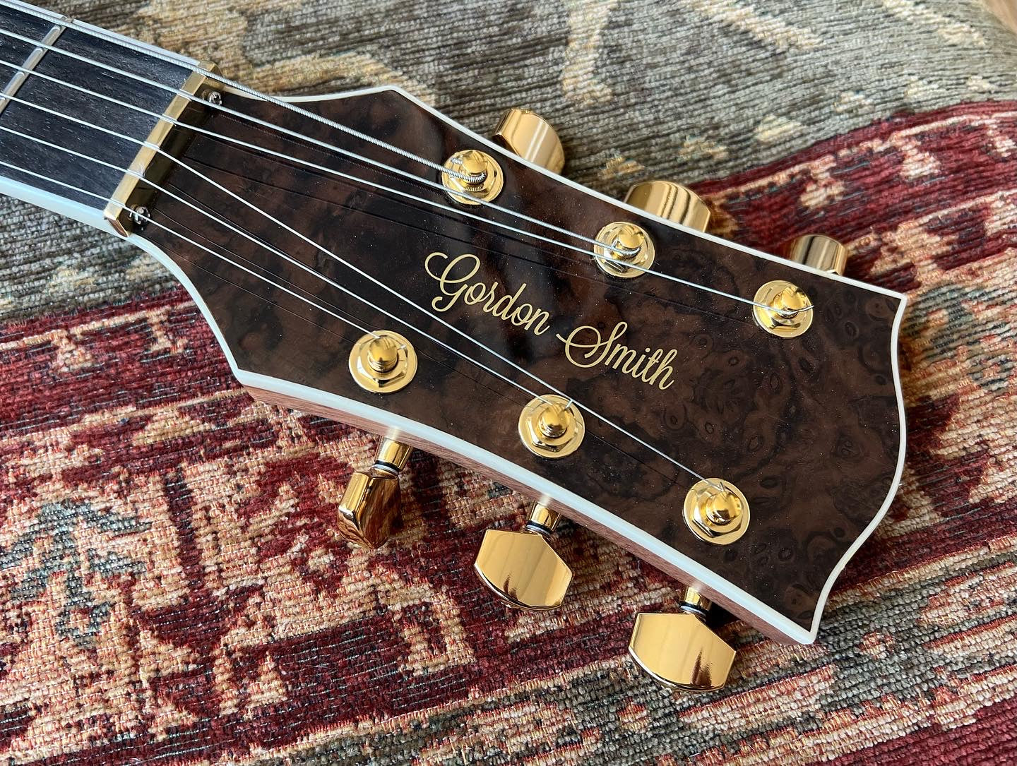 Gordon Smith GS HB P90 Deluxe Burled Walnut Custom, Electric Guitar for sale at Richards Guitars.