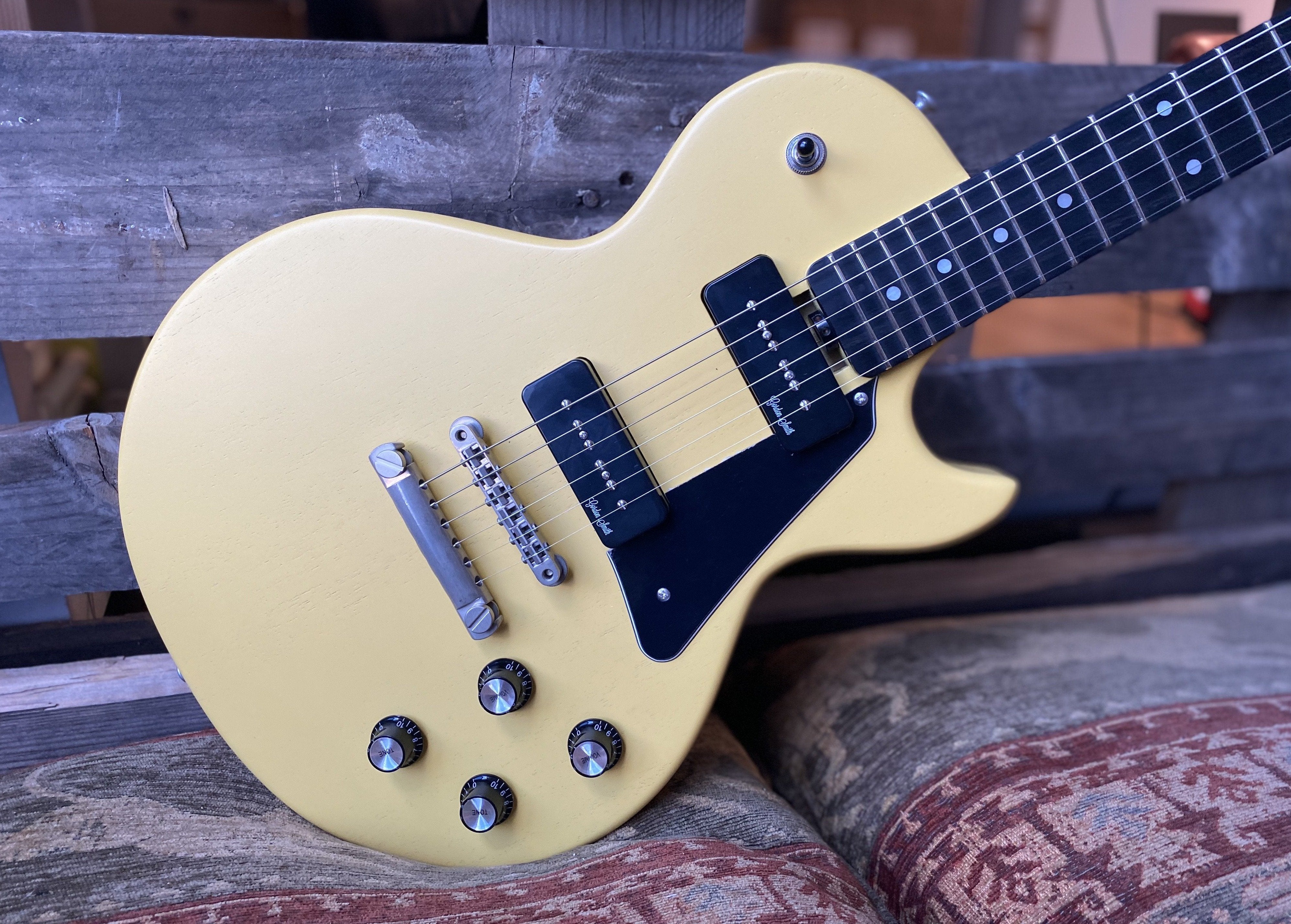 Gordon Smith GS2 Custom Classic Open TV Yellow Pore Satin, Electric Guitar for sale at Richards Guitars.