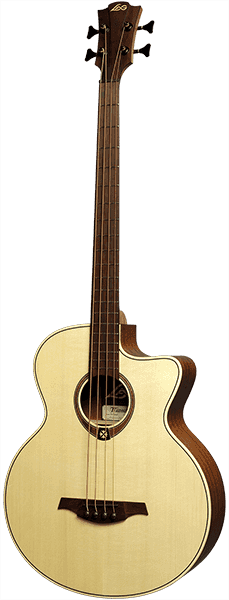 Lag TRAMONTANE 177 T177BCE ACOUSTIC BASS, Electro Acoustic Bass for sale at Richards Guitars.