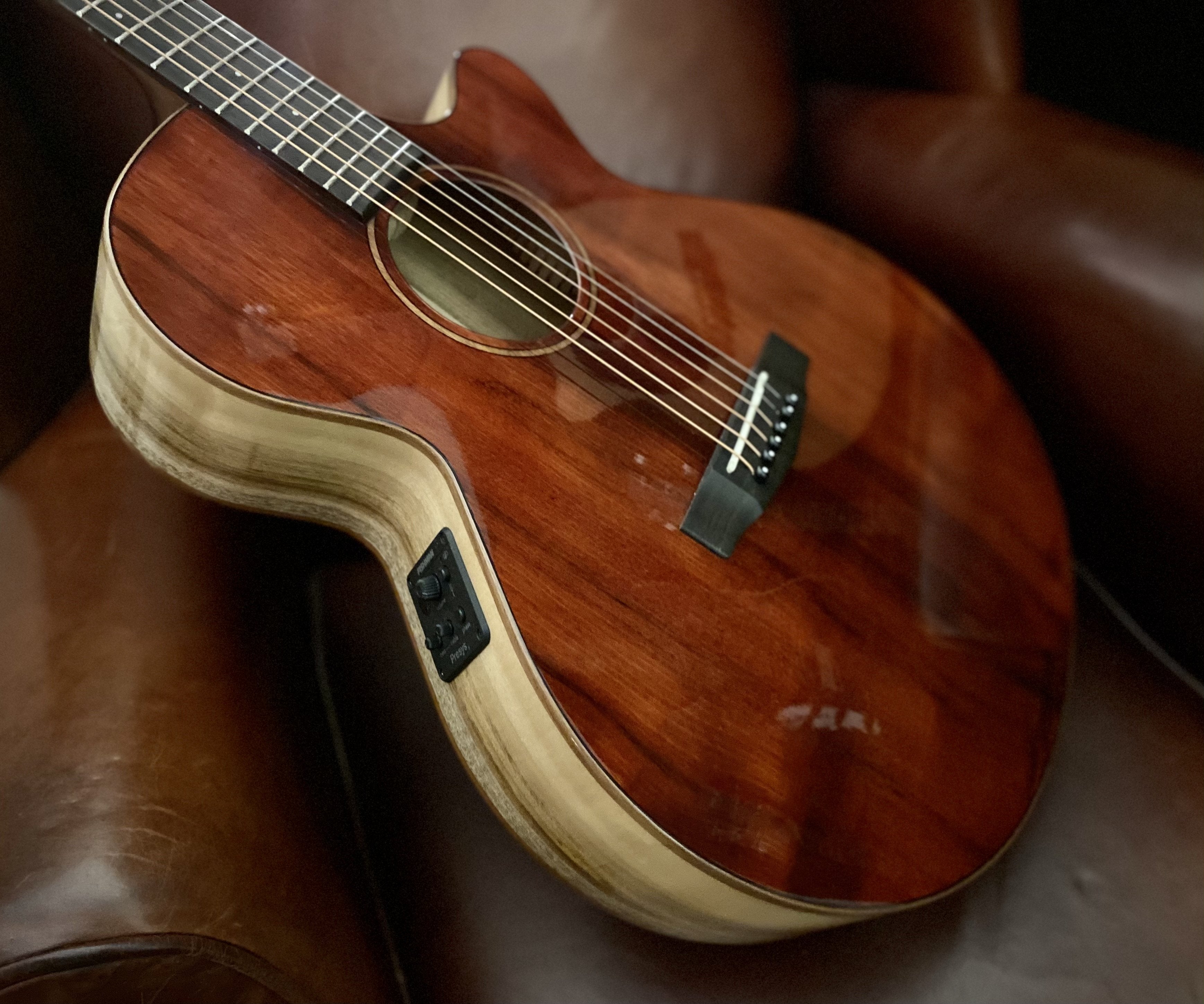 Cort SFX All Myrtlewood Brown Gloss, Electro Acoustic Guitar for sale at Richards Guitars.