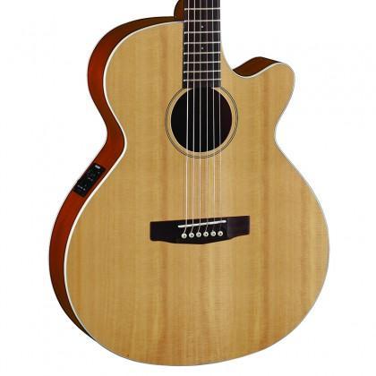 Cort SFX1F Natural Satin Solid Top Electro Acoustic Guitar, Electro Acoustic Guitar for sale at Richards Guitars.