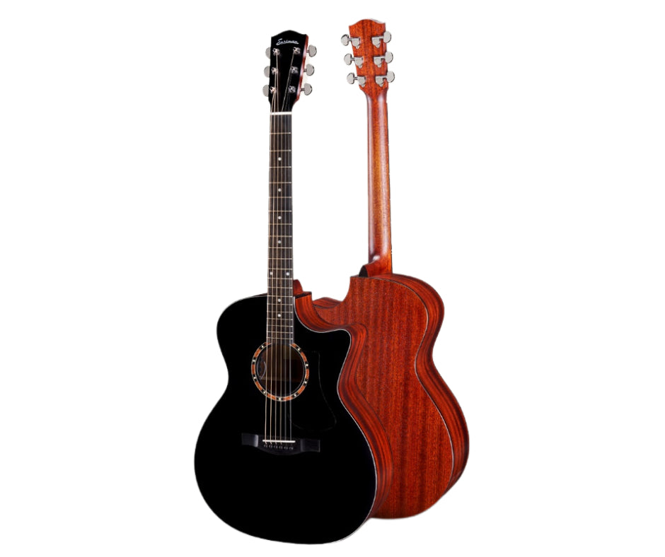 Eastman AC122-2CE BK Limited Edition, Electro Acoustic Guitar for sale at Richards Guitars.