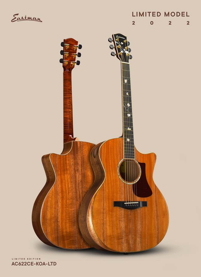 Eastman AC622CE KOA LTD, Electro Acoustic Guitar for sale at Richards Guitars.