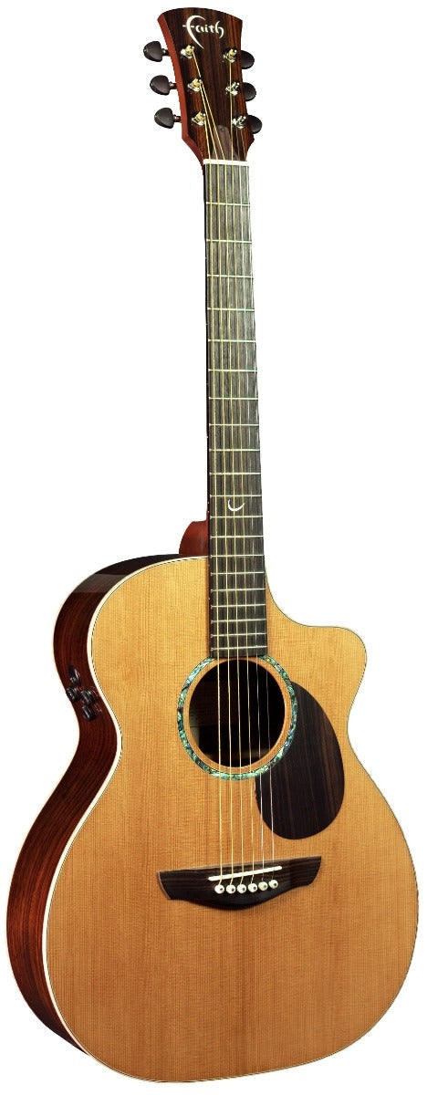 Faith FG2HCE - PJE Legacy Earth Cut/Electro (2-Piece Rosewood), Electro Acoustic Guitar for sale at Richards Guitars.