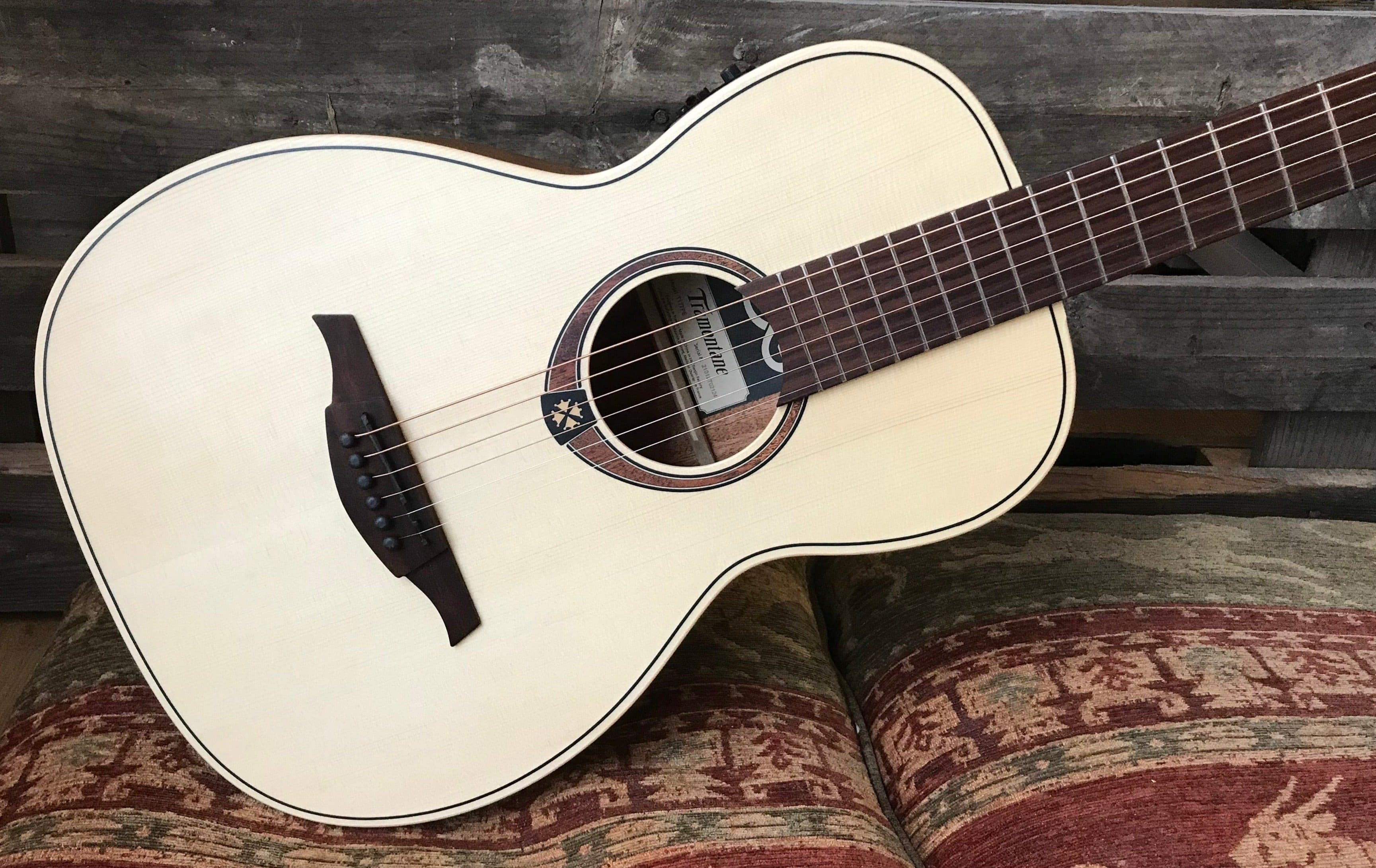 LAG T177PE Electro Acoustic Parlor - Stunning!, Electro Acoustic Guitar for sale at Richards Guitars.