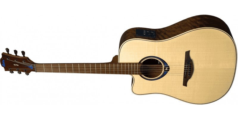 LAG TLHV20DCE Tramontane HyVibe 20 Left Handed with Hard Case, Electro Acoustic Guitar for sale at Richards Guitars.
