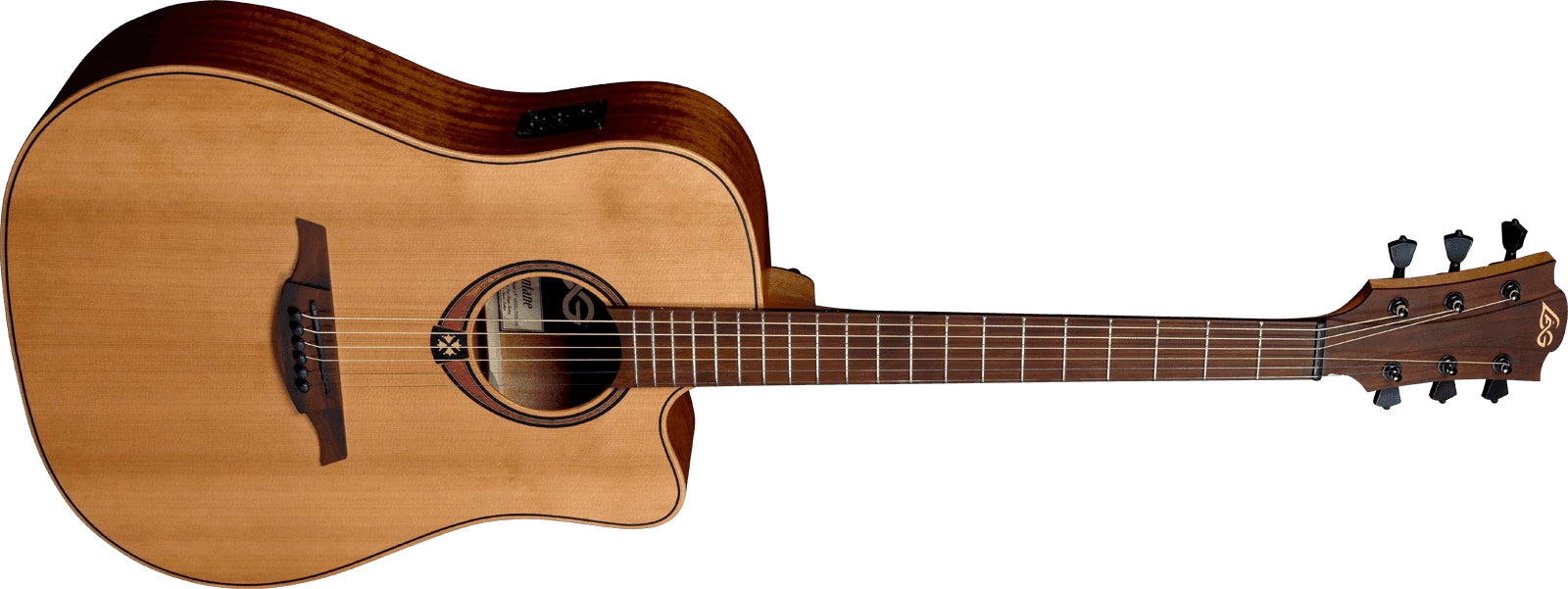 LAG TRAMONTANE 170 T170DCE DREADNOUGHT CUTAWAY ELECTRO, Electro Acoustic Guitar for sale at Richards Guitars.