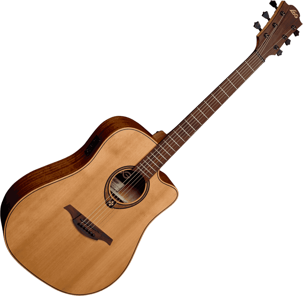 LAG TRAMONTANE 170 T170DCE DREADNOUGHT CUTAWAY ELECTRO, Electro Acoustic Guitar for sale at Richards Guitars.