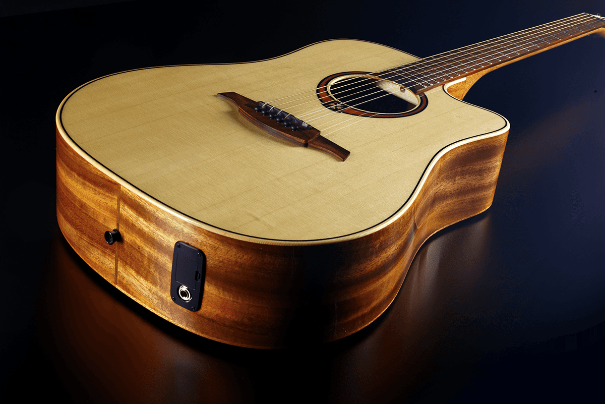 LAG TRAMONTANE 88 T88DCE DREADNOUGHT CUTAWAY ELECTRO, Electro Acoustic Guitar for sale at Richards Guitars.
