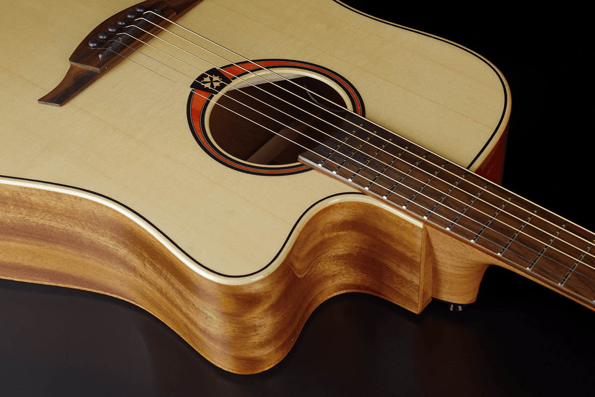 LAG TRAMONTANE 88 T88DCE DREADNOUGHT CUTAWAY ELECTRO, Electro Acoustic Guitar for sale at Richards Guitars.