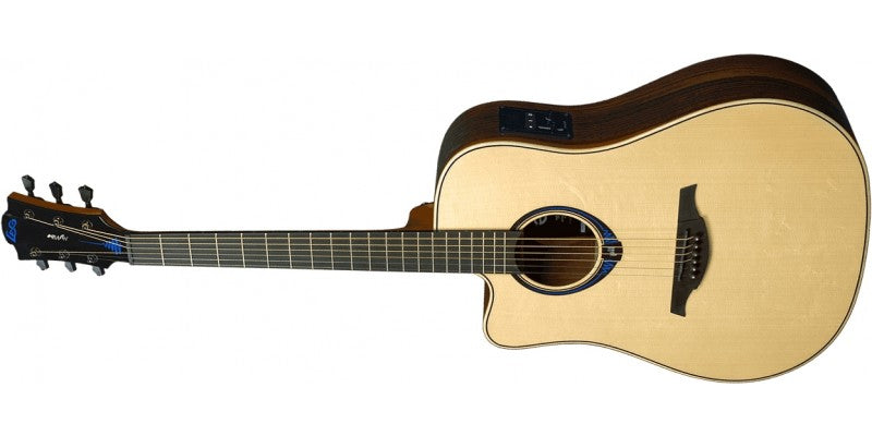 LAG TLHV30DCE Tramontane HyVibe 30 Left Handed with Hard Case, Electro Acoustic Guitar for sale at Richards Guitars.