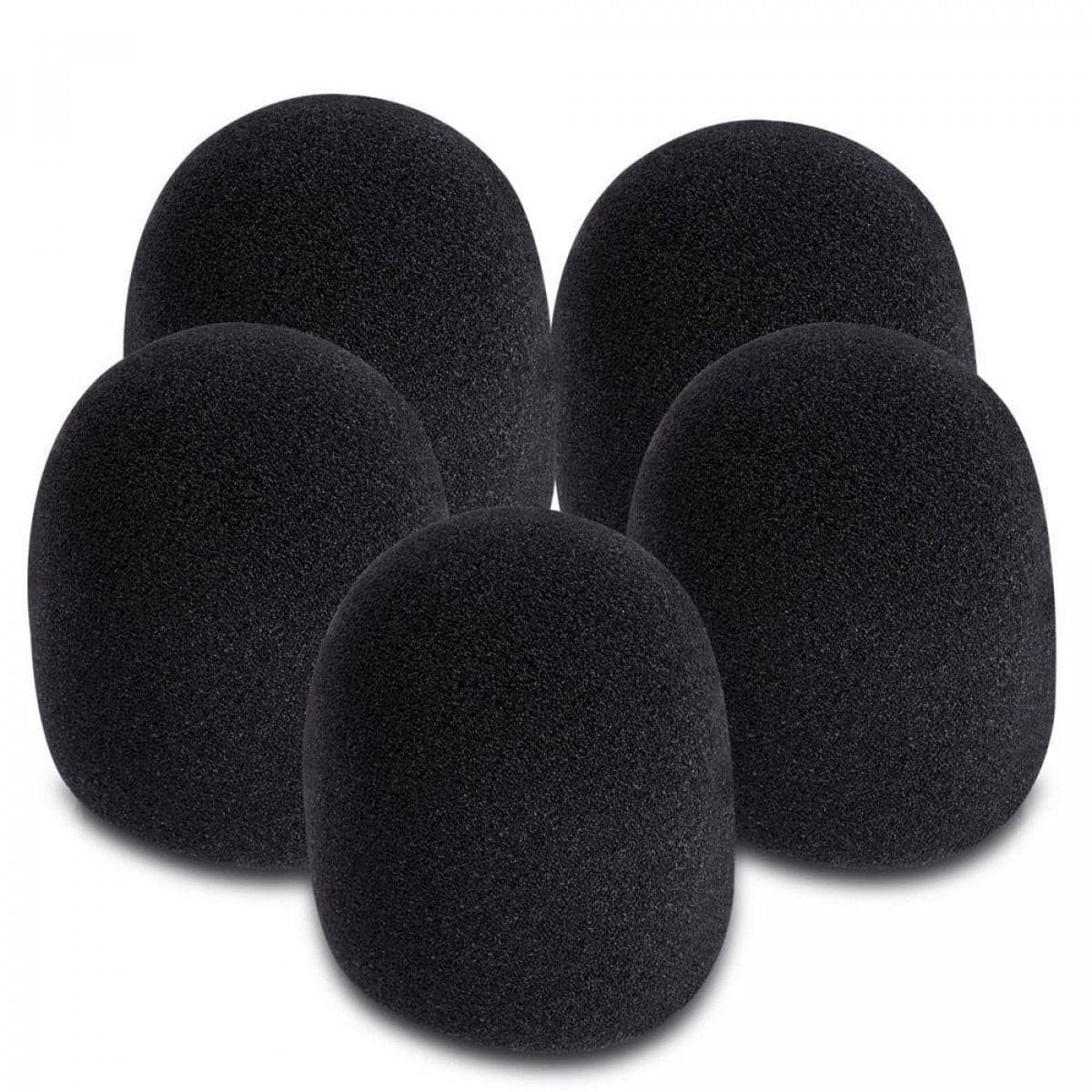 On-Stage Microphone Windscreens - Black 5-Pack,  for sale at Richards Guitars.