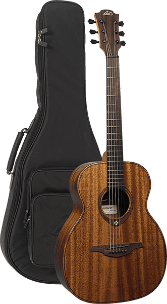 LAG Travel KA (Kaya)  IMMENSE Short Scale, Smaller Body Acoustic Inc. High Quality Gig Bag, Travel Guitar for sale at Richards Guitars.
