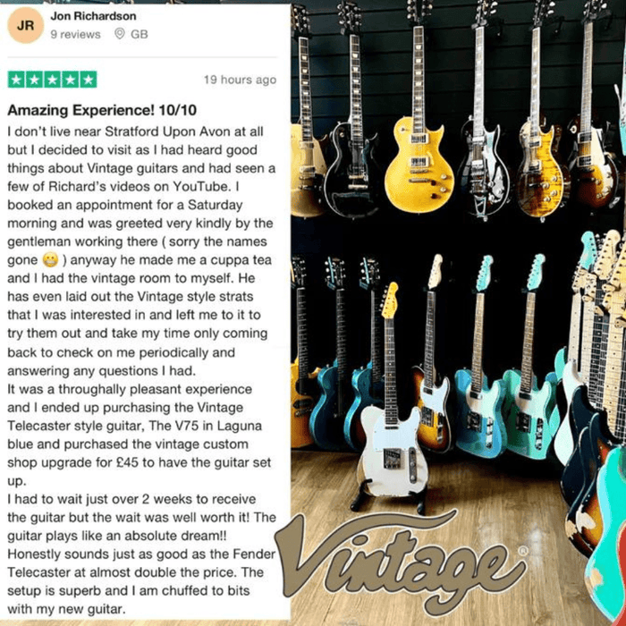 Our Vintage Guitars Dedicated  Central UK Showroom Experience Reviewed... - Richards Guitars Of Stratford Upon Avon
