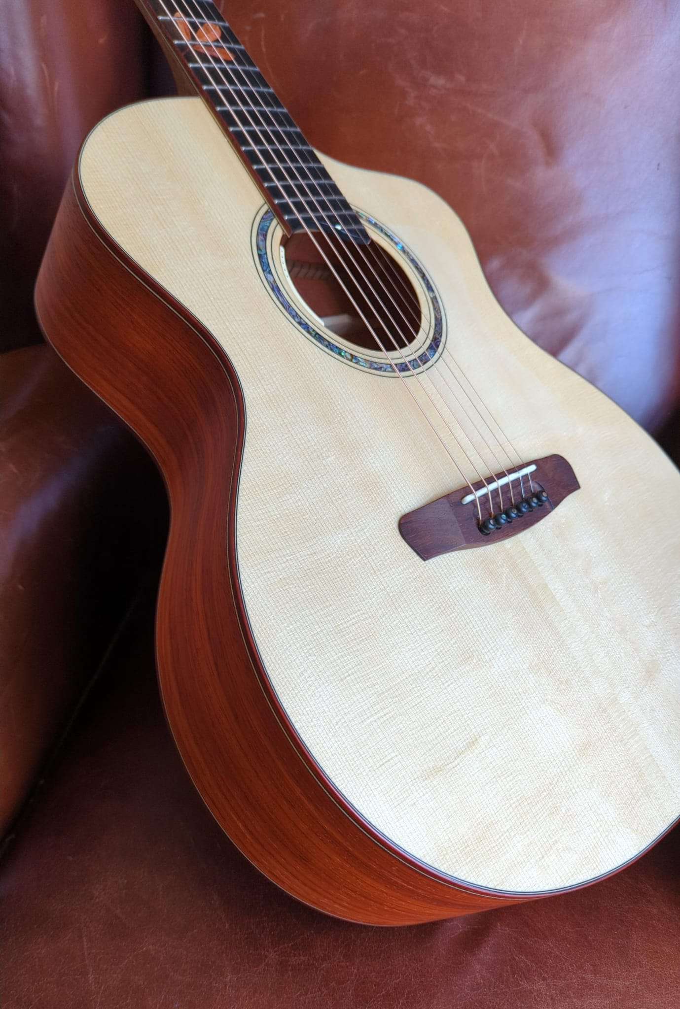 Dowina Padauk DLX GAC TSWS with LR Baggs Anthem (used), Electro Acoustic Guitar for sale at Richards Guitars.