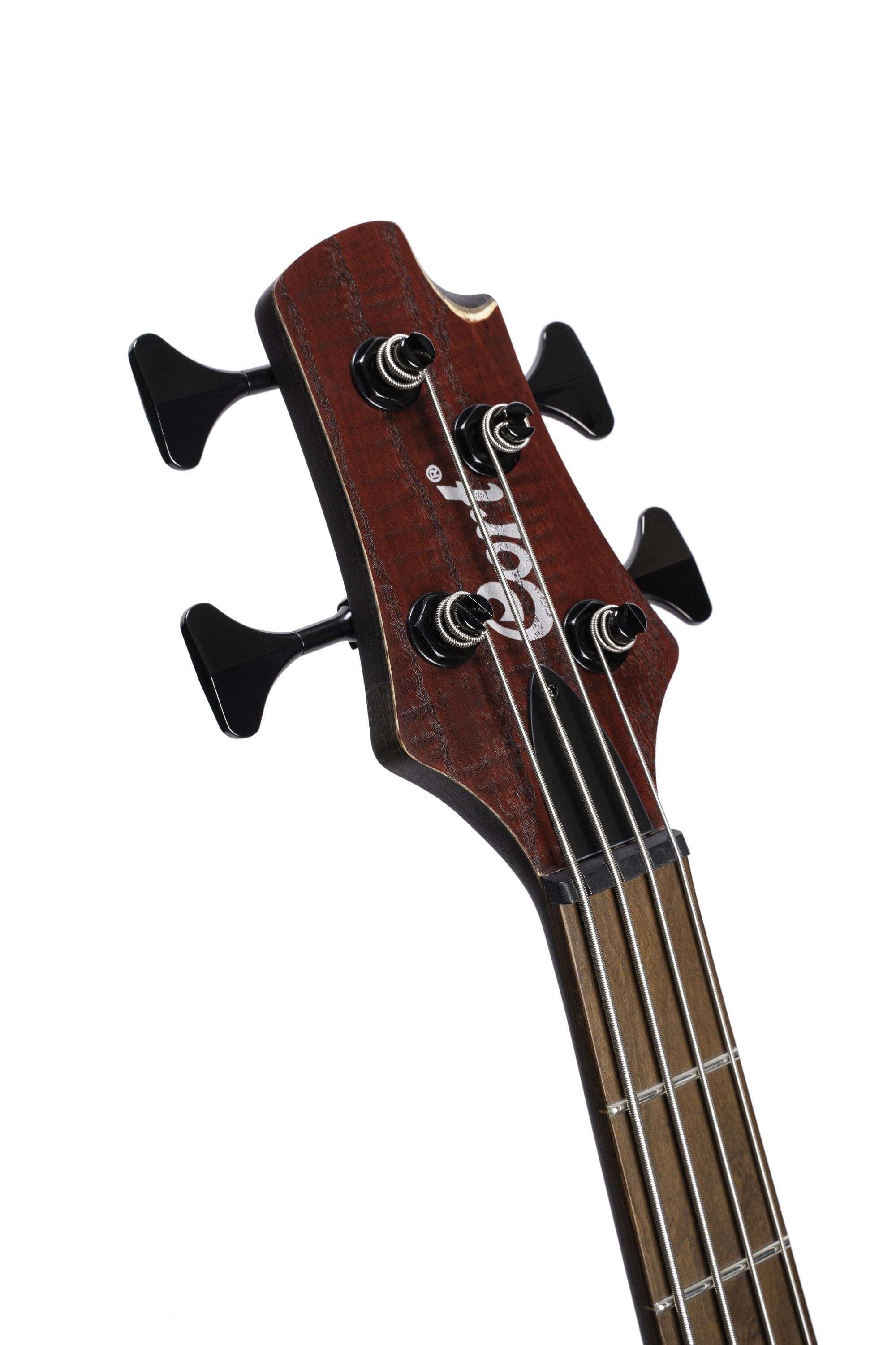 Cort B4 Element Open Pore Trans Black, Bass Guitar for sale at Richards Guitars.
