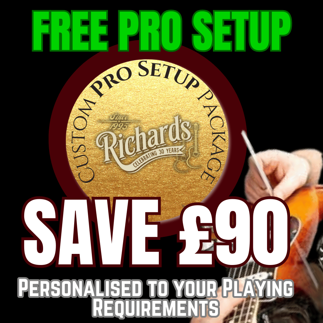 Custom Pro Setup Package (Total Value £225), Pro Guitar Setup zu verkaufen bei Richards Guitars.