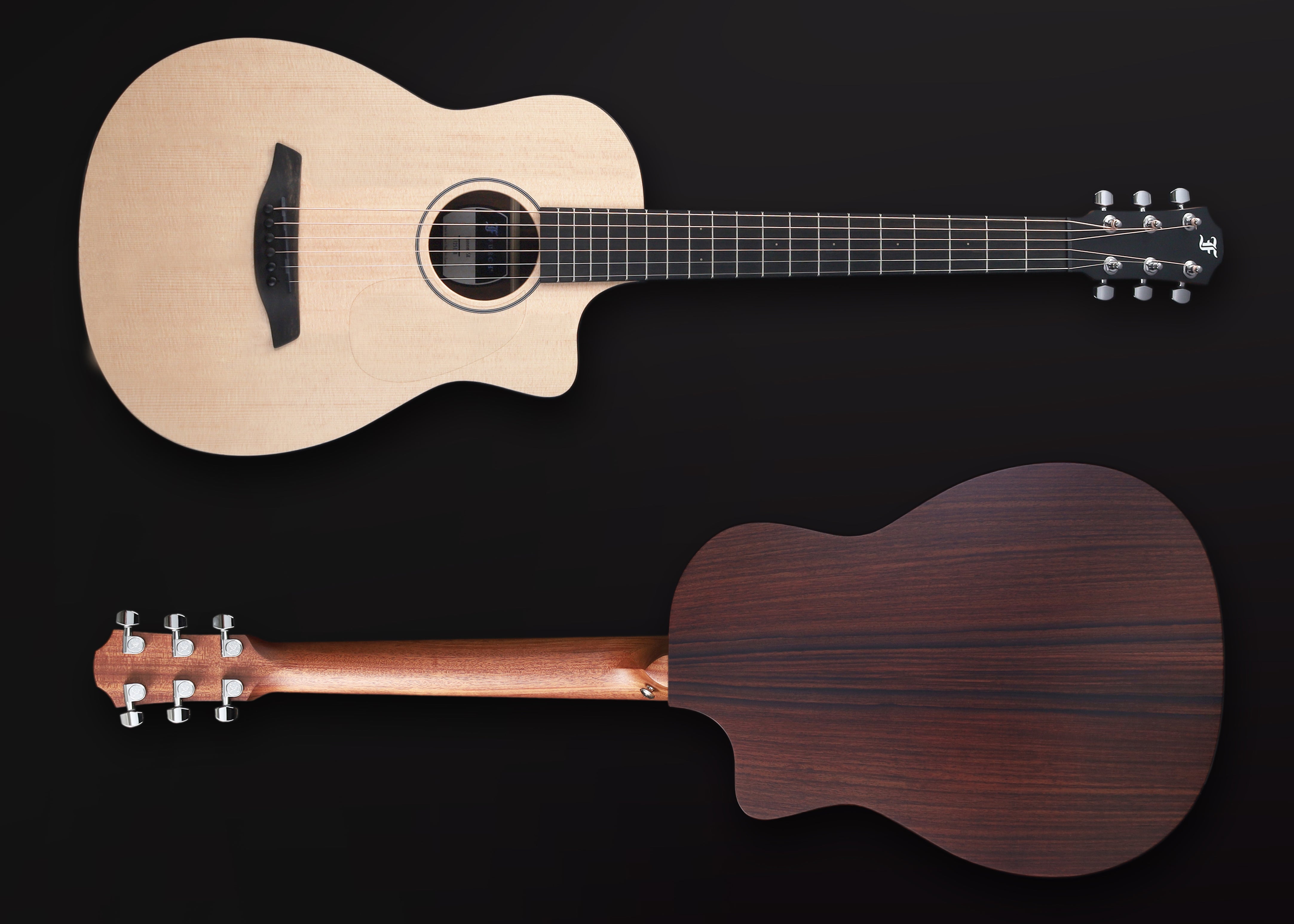 Furch Pioneer ER: Engelmann spruce top with Indian rosewood back and sides. (Furch Mini / Travel Guitar), Acoustic Guitar for sale at Richards Guitars.