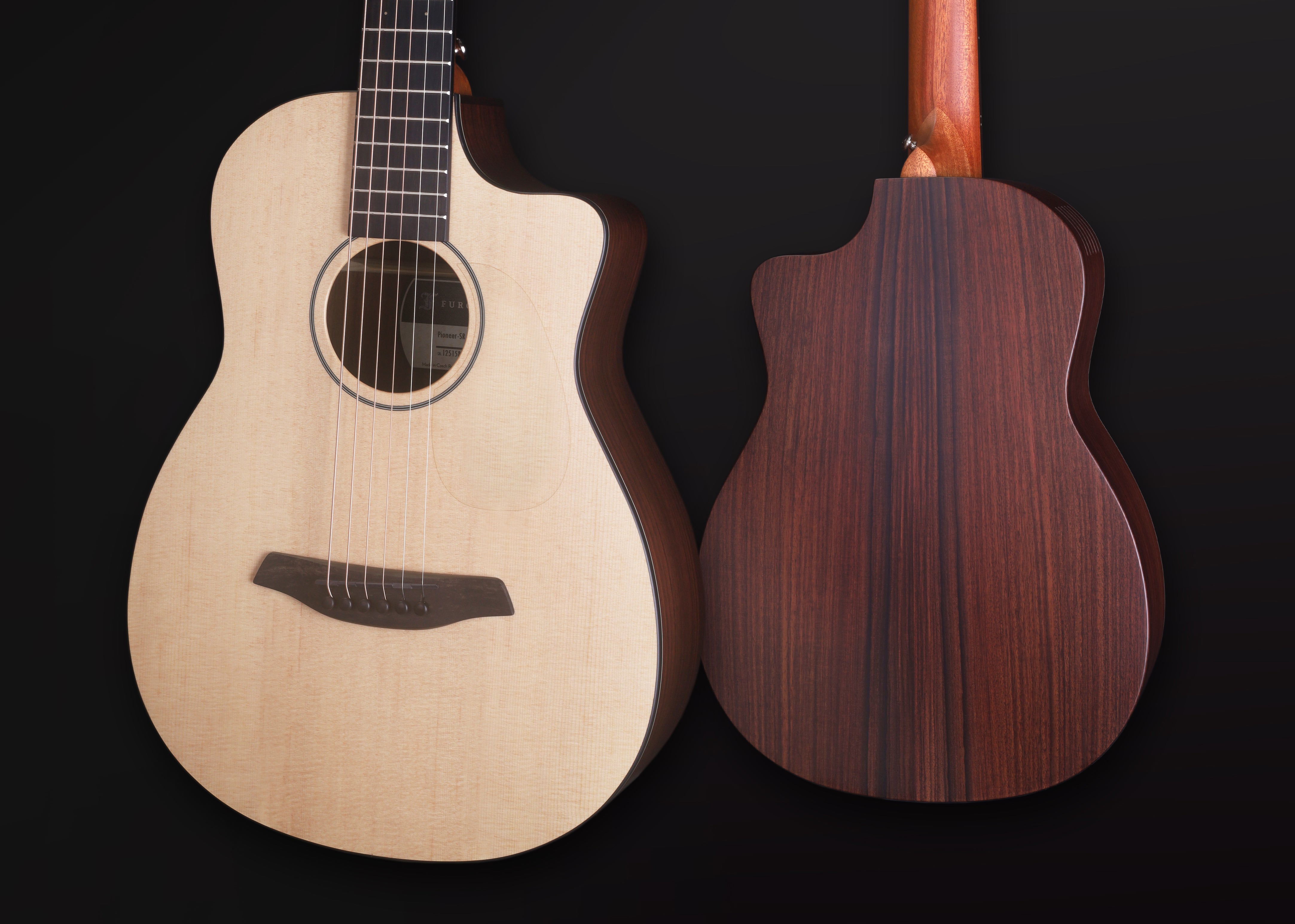 Furch Pioneer ER: Engelmann spruce top with Indian rosewood back and sides. (Furch Mini / Travel Guitar), Acoustic Guitar for sale at Richards Guitars.