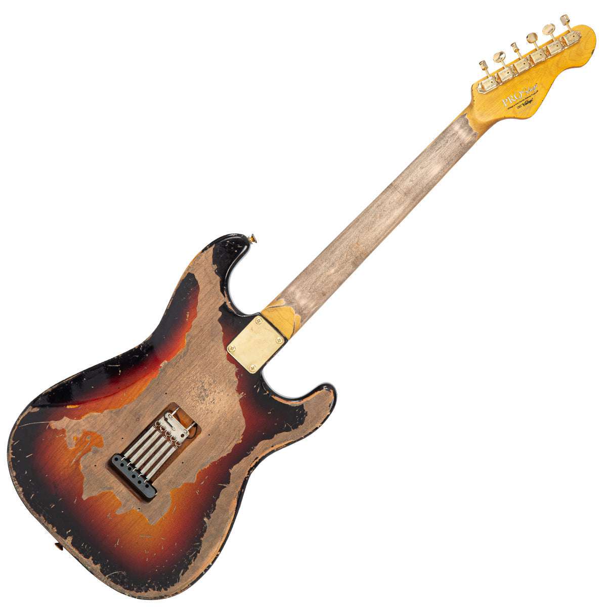 IN BUILD: - Vintage LV6 ProShop Custom-Build ~ Heavy Distressing / SRV Style Tobacco, Electric Guitar for sale at Richards Guitars.