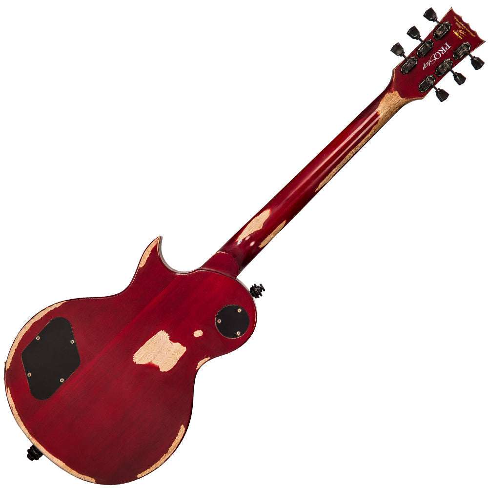 IN BUILD: - Vintage V100 ProShop Unique ~ Cherry Sunburst, Electric Guitar for sale at Richards Guitars.