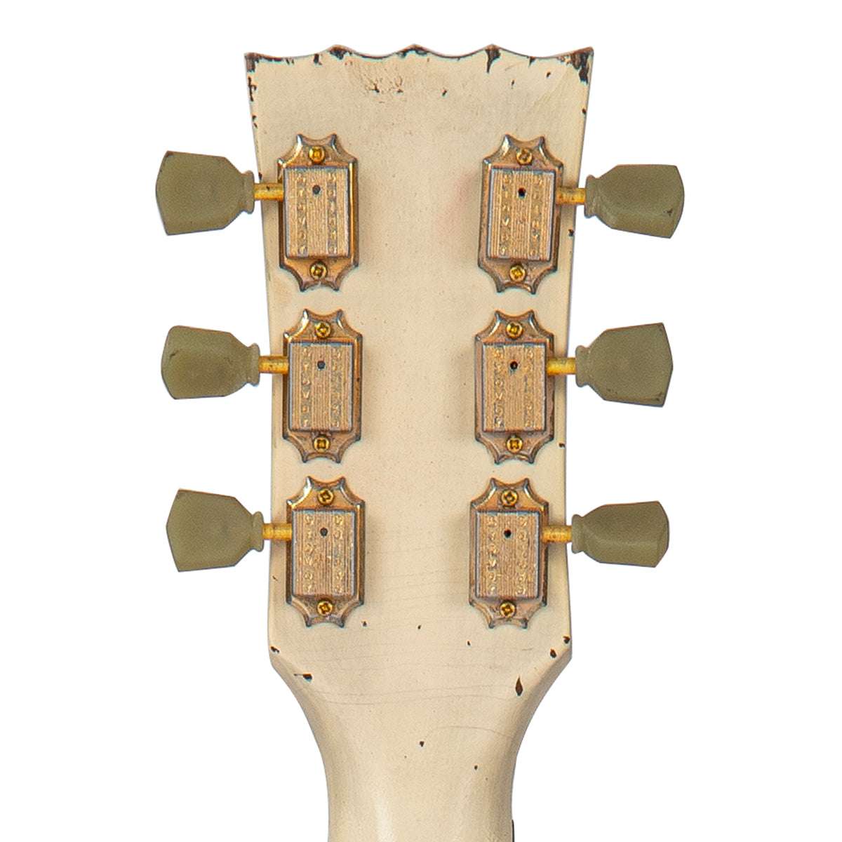 IN BUILD: - Vintage VS6 ProShop Custom-Build ~ Heavy Relic Vintage White, Electric Guitar for sale at Richards Guitars.